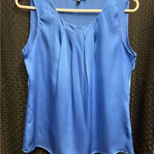 Blue Sleeveless Women's Top